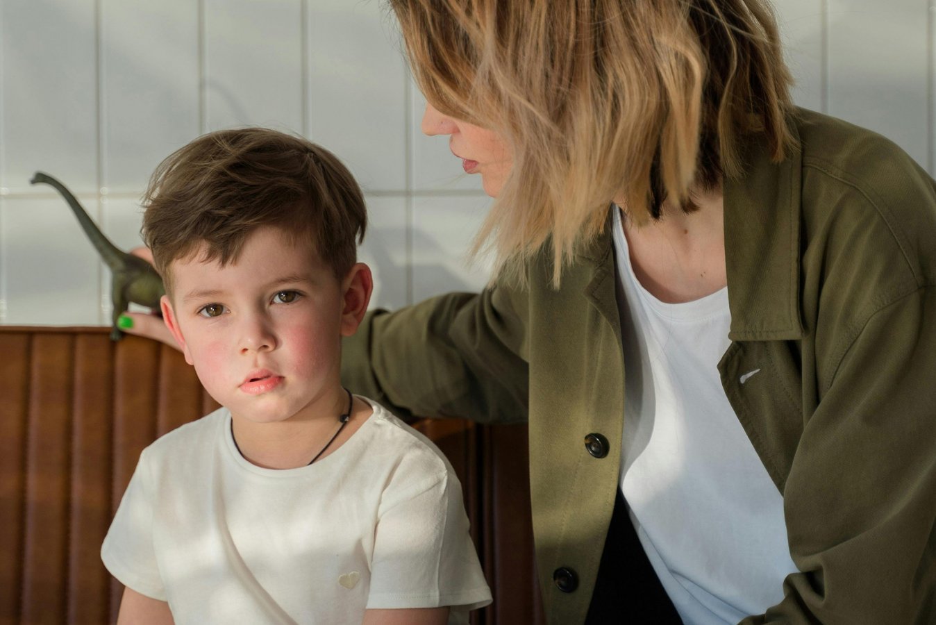 soutien d'un parent à un enfant steun van een ouder aan een kind